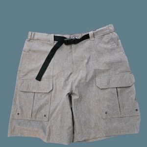 NWOT Croft And Barrow Mens Belted Stretch Shorts